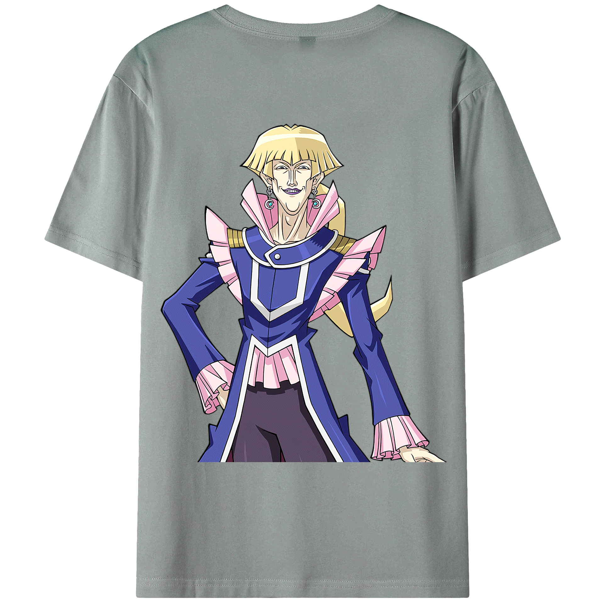 （画像用） 遊☆戯☆王 Yu-Gi-Oh! 綿100％ メンズ半袖Tシャツ（バックプリント） 通気性